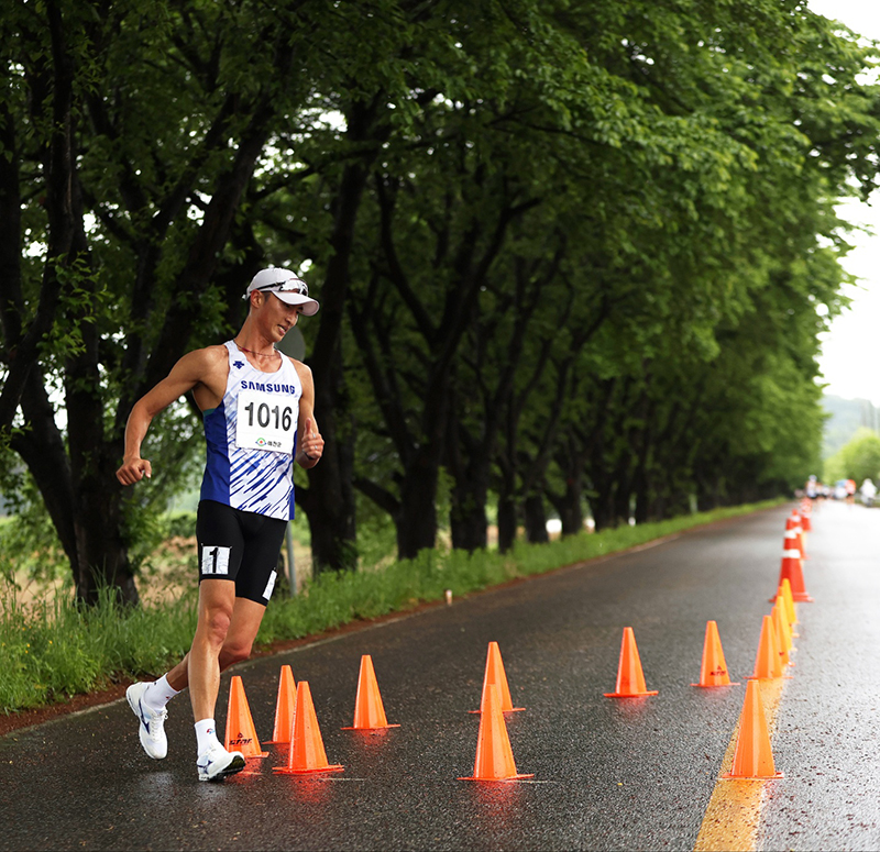 남자부 경보 20km 우승 최병광(삼성전자)