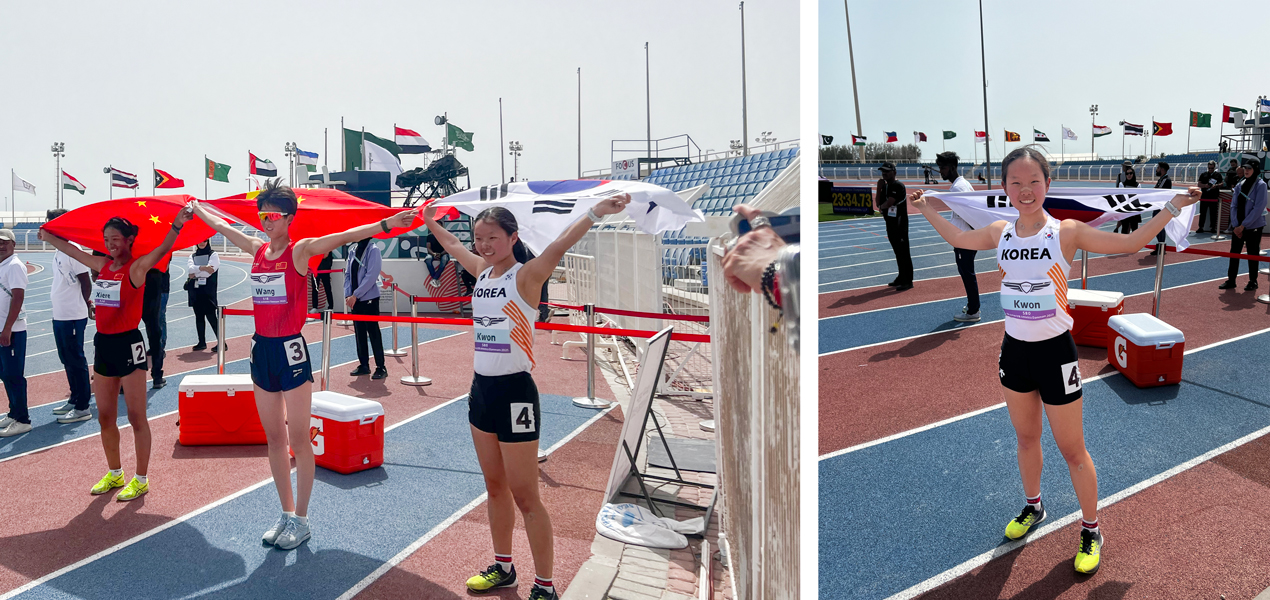 여자 5000m경보 동메달 권서린