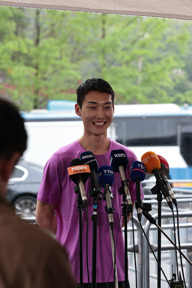 남자부 높이뛰기 우상혁