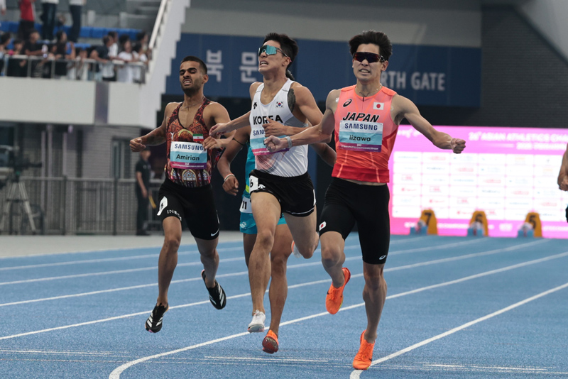 남자부 1500m 은메달 이재웅