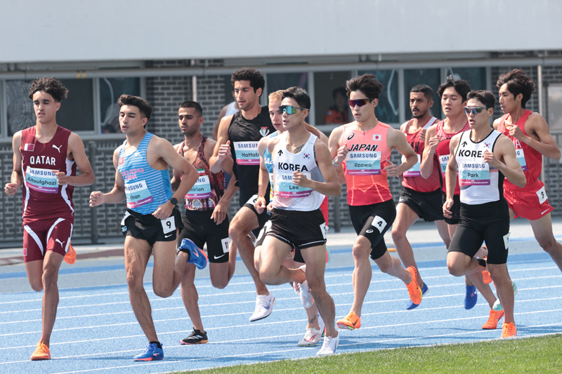 남자부 1500m 이재웅 결선 진출