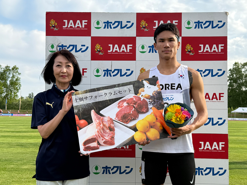  남자 1500m 한국 신기록 이재웅(국군체육부대)