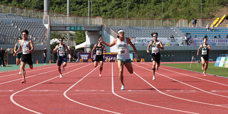 남자부 400m 우승 신민규(96)