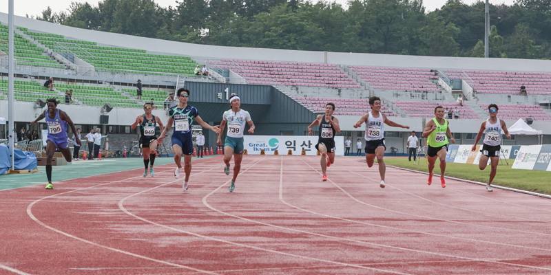 남자부 200m 우승 이재성(767)