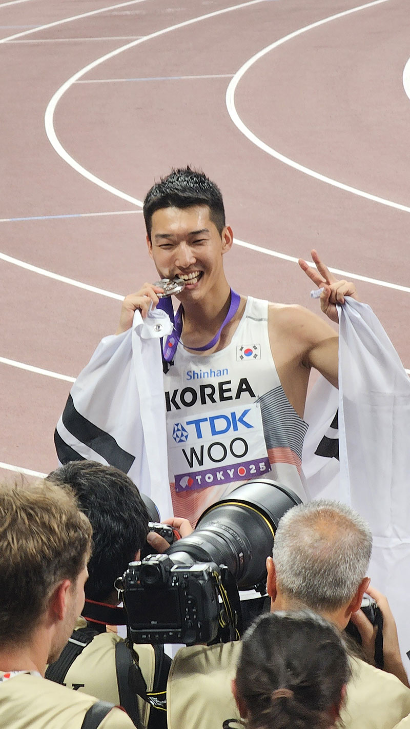 우상혁 세계육상경기선수권대회 은메달