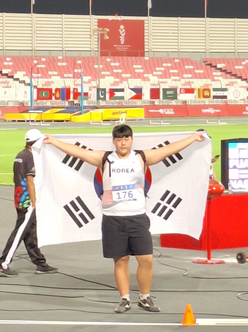 남자 포환던지기 은메달 최지호