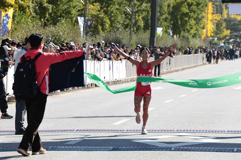 여자 국내부 우승 임예진(충주시청)