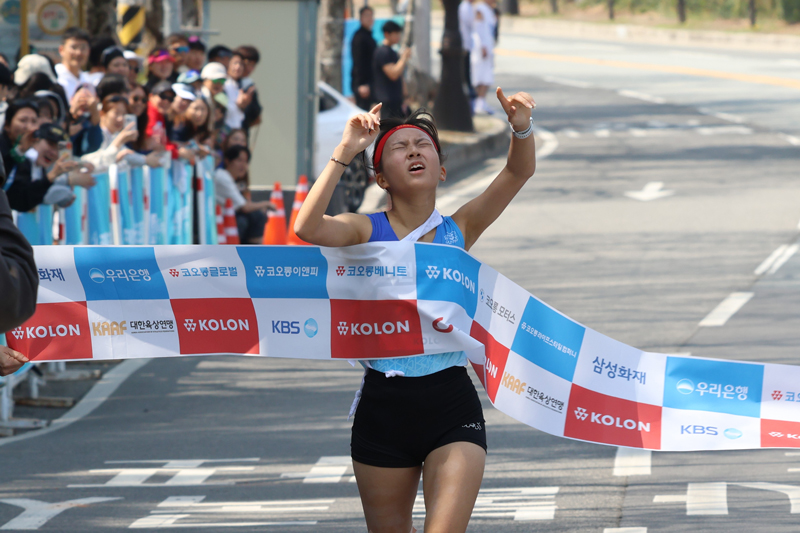 김천한일고 최종주자(김명지) 피니시