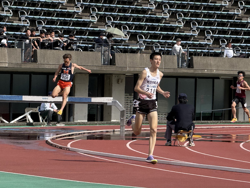 남자 3000mSC 한국 신기록 박원빈(국군체육부대)