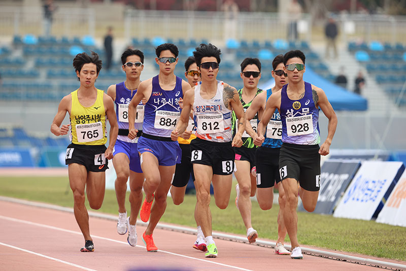 남자 800m 우승 이재웅(국군체육부대)
