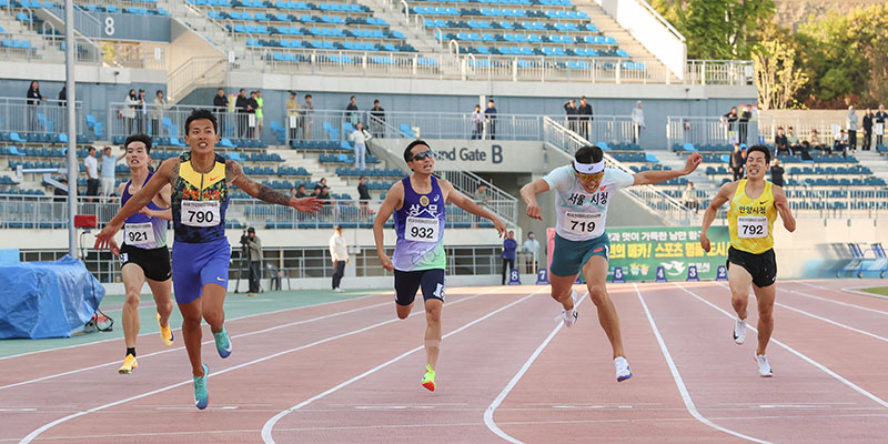 남자 400m 우승 배건율(790)