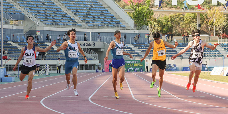 남자 400m 우승 배건율(790)