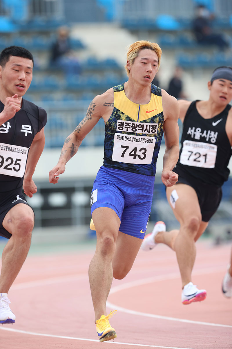남자 200m 우승 이재성(743)