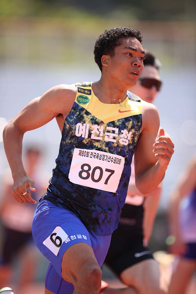 남자부 200m 나마디조엘진 개인최고기록 경신