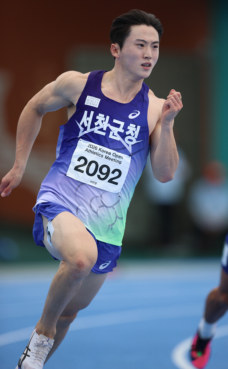 코리아오픈 남자 200m 우승 서민준