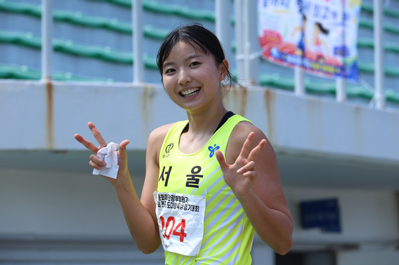 대회 3관왕 권예은(서울체육고)