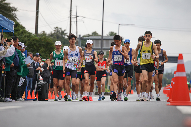여고부 10km경보 부별한국기록 권서린(111)