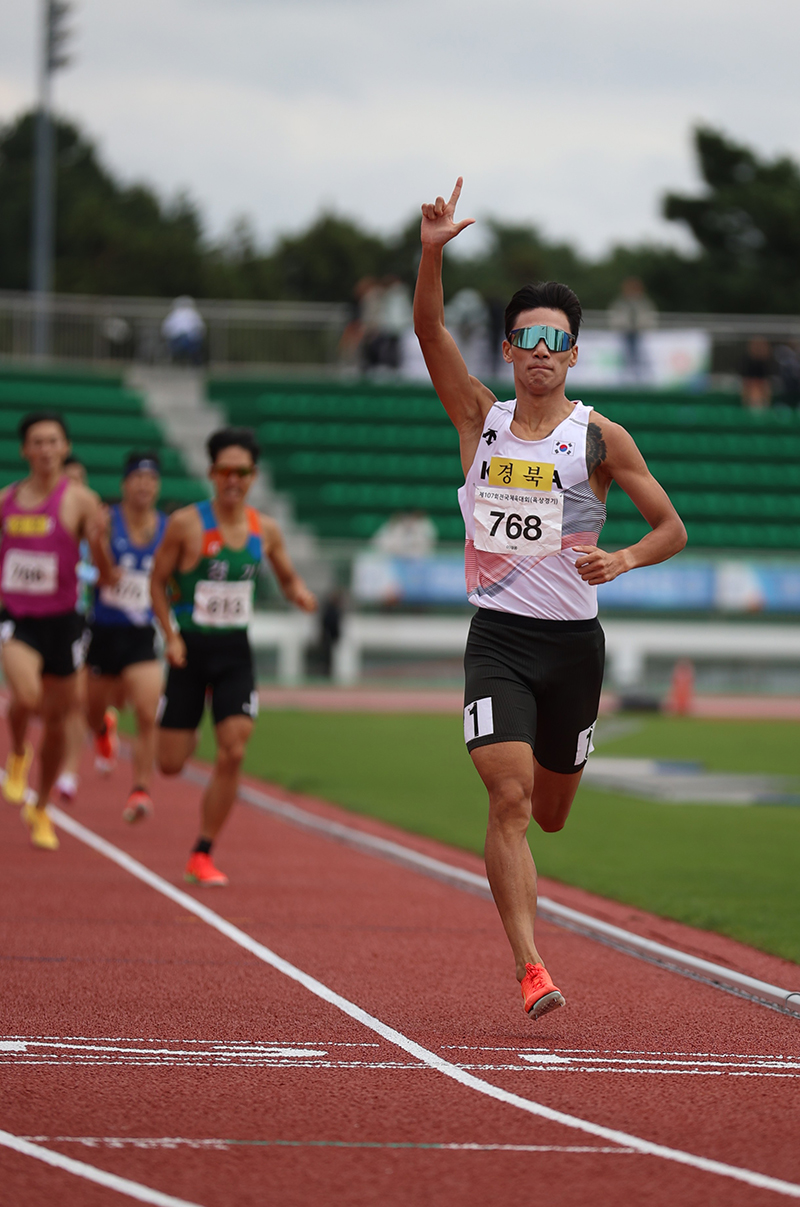 남자 1500m 우승 이재웅