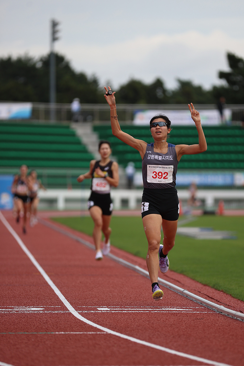 여자 1500m 우승 박나연
